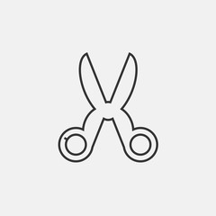 scissors icon vector illustration symbol