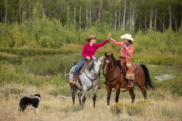 Mother Daughter Cowgirls