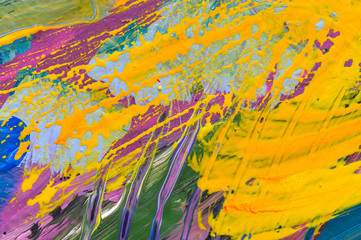 Abstract art background. Hand-painted background. SELF MADE.