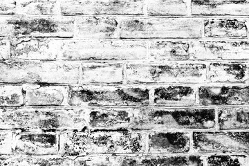 Texture of a brick wall with cracks and scratches which can be used as a background