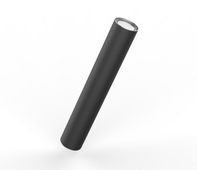 Blank Kraft Paper Tube Mock up For Branding. 3d render illustration.