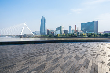 Naklejka premium city skyline