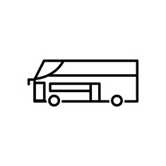 bus icon vectoe illustration design logo temolate eps -10