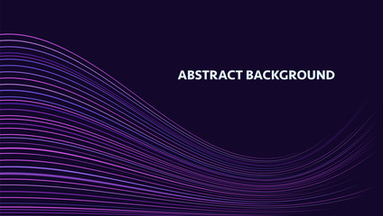 Abstract background with luminous stripes. Vector illustration