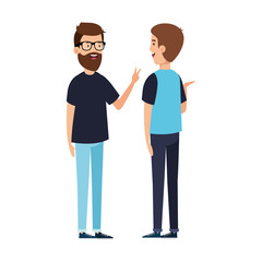 young men avatar character icon