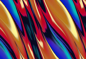 abstract color waves background of comics style
