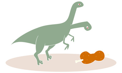 恐竜エオラプトルのイラスト