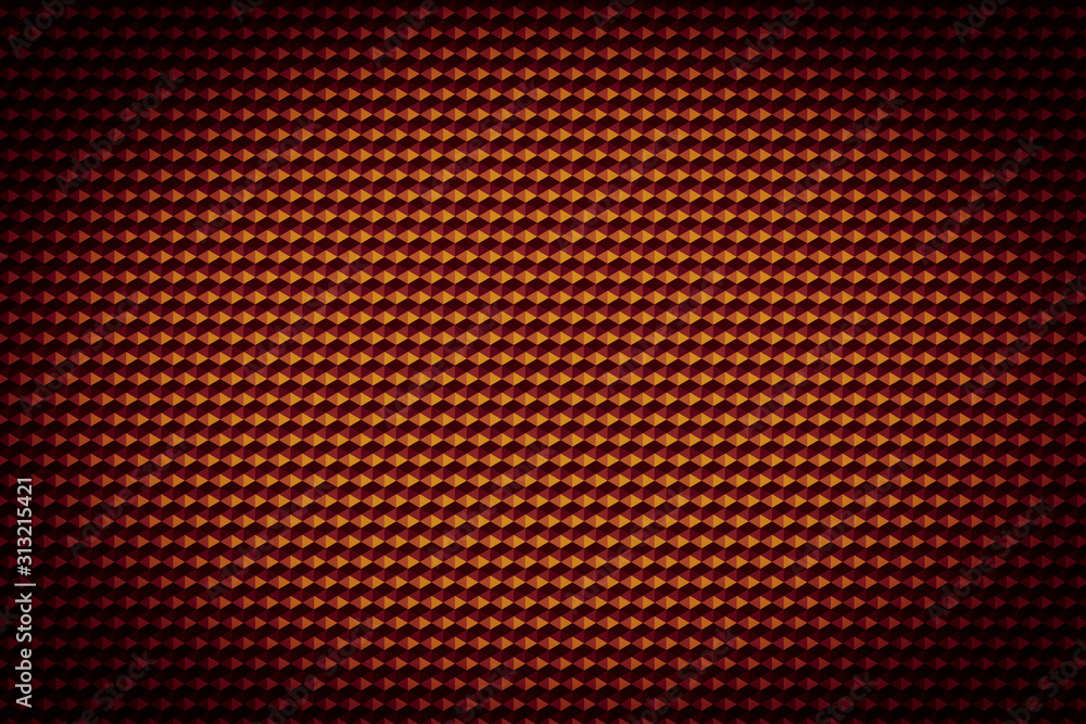 Poster abstract monochrome illustration of triangles and hexagon. polygonal backdrop.