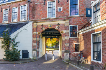 Fototapeta premium City gate Gardepoort in the historic center of Groningen, Netherlands