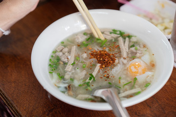 morning pork noodle