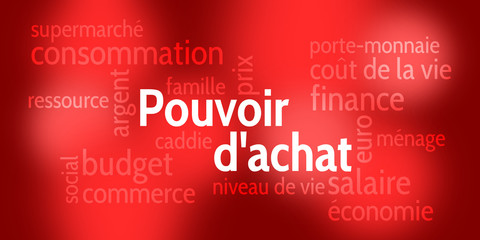 Nuage de Mots Pouvoir d'achat v7