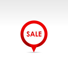 Sale Logo Banner With Gradient Background For Advertising