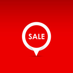 Sale Logo Banner With Gradient Background For Advertising