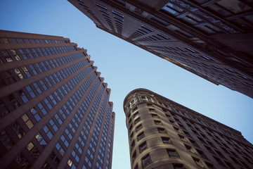 Fototapeta na wymiar New York City Financial District
