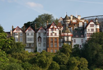 Houses at Ramsey Garden, Edinburgh