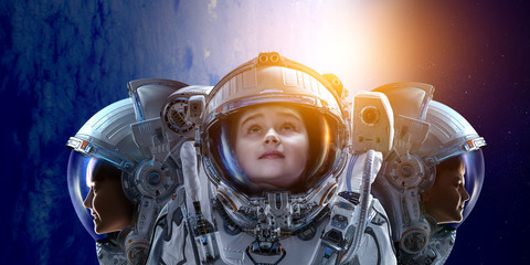 Exploring outer space. Mixed media © Sergey Nivens