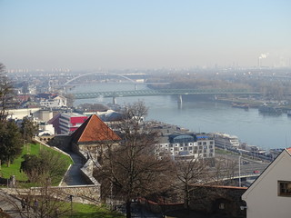 aerial view of bergen norway
