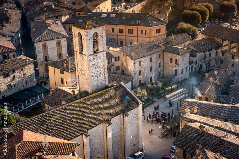 Wall mural Gubbio, Perugia - Umbria, italy