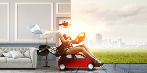 Always like a child. Mixed media