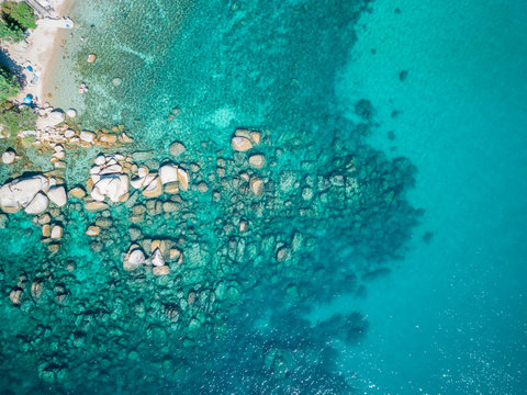 Aerial of Emerald Bay, Lake Tahoe, Nevada