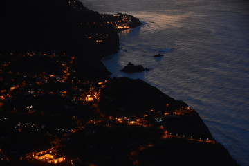 along the wild coast of Madeira, Portugal