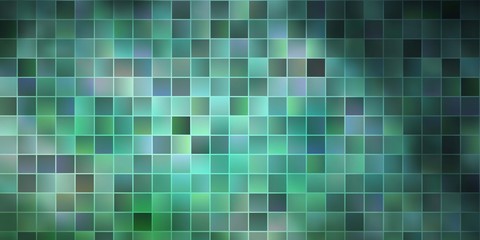 Light Green vector background with rectangles.