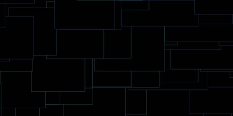 Dark BLUE vector template in rectangles. New abstract illustration with rectangular shapes. Pattern for business booklets, leaflets