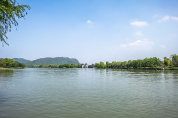 lake in deep forest