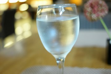 Cold drink in a glass