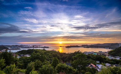 Fototapeta premium 長崎の夕陽