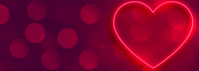 beautiful red valentines day hearts banner design