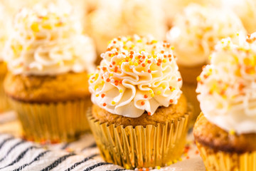 Pumpkin spice cupcake