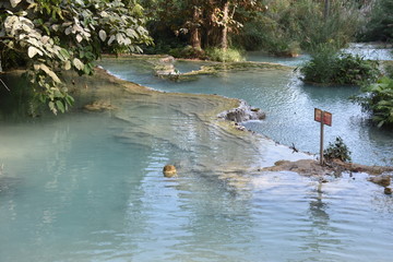 Terraced Pools, Kuang Si Waterfall Park, Laos 3