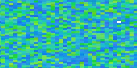 Light Blue, Green vector layout with lines, rectangles. Rectangles with colorful gradient on abstract background. Design for your business promotion.