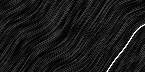 Light Blue, Green vector pattern with curved lines. Abstract illustration with gradient bows. Best design for your ad, poster, banner.