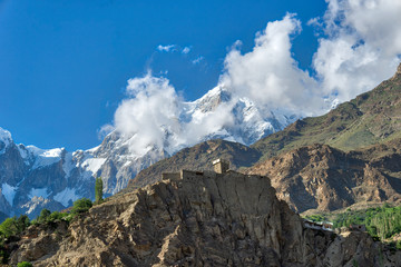 7000 Peak along the Karakoram Highway in northern Pakistan, taken in August 2019