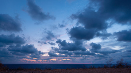 Obraz premium Beautiful cloudscape over Black sea