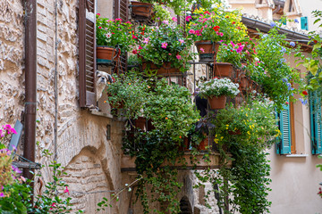 Fototapeta na wymiar Photos of the beautiful medieval streets