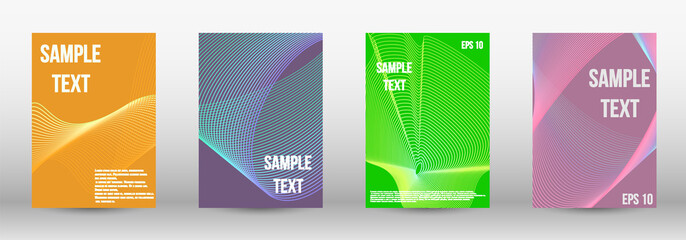 Geometric template with lines 