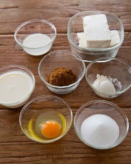 手作りのカフェオレチーズケーキ