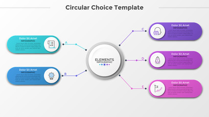 Fototapeta premium Modern Infographic Template