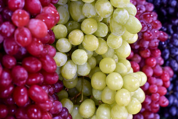 The Colorful of the various grape varieties is the product of agriculture.