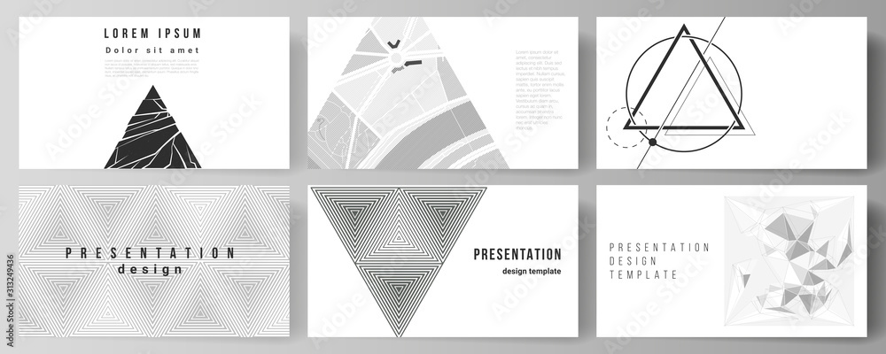 Poster the minimalistic abstract vector illustration layout of the presentation slides design business temp