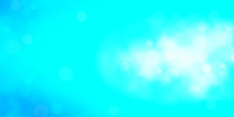 Light Blue, Green vector layout with circle shapes. Abstract illustration with colorful spots in nature style. Pattern for wallpapers, curtains.