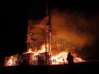 Bonfire in Luxembourg
