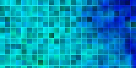 Light BLUE vector template with rectangles.