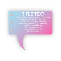 colorful headline for your text