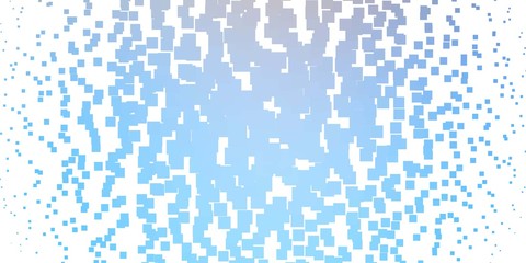 Light Blue, Yellow vector template in rectangles. Modern design with rectangles in abstract style. Best design for your ad, poster, banner.