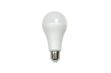white LED lamp on a white background