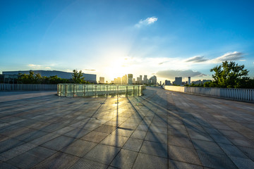 Fototapeta premium city skyline in hangzhou china